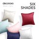 thumbnail image 5 of Deconovo Designer Series Jacquard Cushion Cover for Sala de estar Floral Pattern Fundas de cojines Juego de 2, White Alyssum, 18x18 Inch, 5 of 7