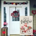 thumbnail image 5 of Love Heart Rose Bicycle Valentine''s Day Garden Flag 12x18 Inch Double Sided Holiday Anniversary Wedding Yard Outdoor Decoration DF005, 5 of 6
