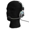 thumbnail image 6 of Foam Flocking Black Mold Mannequin Model Head Wig Display Stand for Home, 6 of 8
