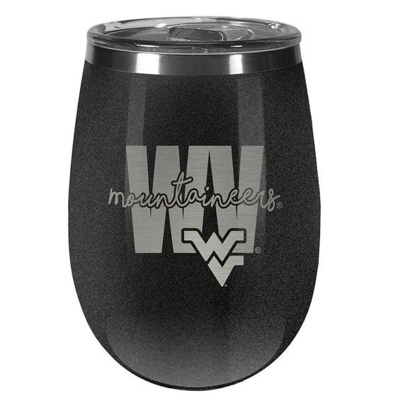 West Virginia Mountaineers 10oz. Onyx Wine Tumbler