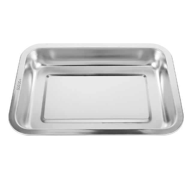 Cat Litter Box Open Cat Litter Holder Stainless Steel Litter Box Kitten Litter Pan
