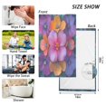 thumbnail image 6 of Yayeee 2 Pack Hand Towels for Bathroom 100% Cotton 16" x 28" Soft Absorbent Kitchen Towel, Large Purple Flowers, 6 of 7