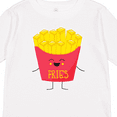 thumbnail image 4 of Inktastic Cute Kawaii French Fries Boys or Girls Long Sleeve Toddler T-Shirt, 4 of 5