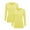 Yellow, variant on Women's Under Scrubs Long Sleeve T-Shirt Comfort V-Neck Medical Underscrub Tee -Super Soft and Stretchy - 2 Pack (Yellow, XX-Small)
