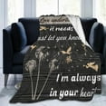 thumbnail image 4 of LHSHID Bereavement Gifts Sympathy Gift Blanket Flannel Soft and Comfortable Anti static Bed Sofa Blanket 50x60in, 4 of 5