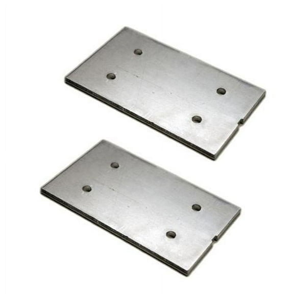 Tracker Boat Backing Plates 111553 | Aluminum 5 x 3 Inch (Pair)