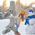 thumbnail image 3 of Bufanda Tejida Con Elefante Y Animales De Dibujos Animados En 3D, Guantes, Calcetines Hasta El Suelo, Regalos Creativos Para Cumpleaños, Acción De Gracias, Halloween Y Navidad, 3 of 8