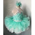 thumbnail image 3 of Jenniferwu G040-2 Infant Toddler Baby Newborn Little Girl's Pageant Party Birthday Dress Blue Size 3-6M, 3 of 5