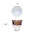 thumbnail image 2 of Excellante Peacock melamine dinnerware collection 5 oz, 3 1/8" tea cup, comes in dozen, 2 of 2
