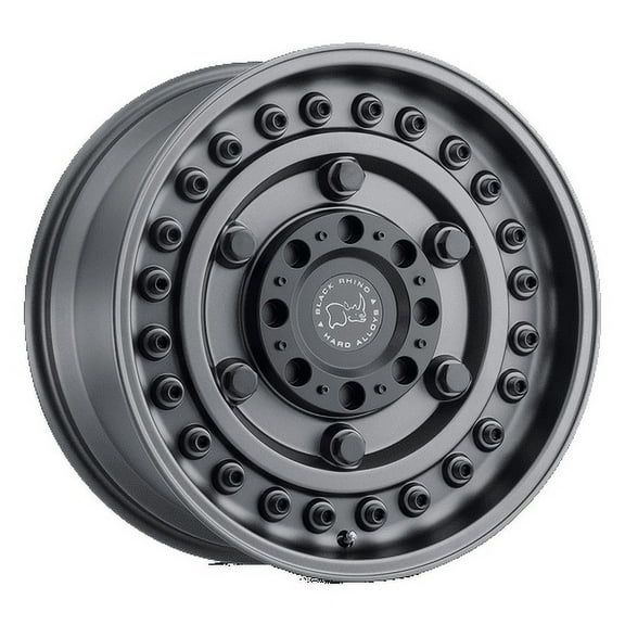 Black Rhino Aluminum Rim ARMORY 17X9.5in Gun Black Finish, 1795ARY068165G22