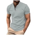 thumbnail image 5 of Ramiter Polo Homme Golf Polo T-Shirts Grey,S, 5 of 5