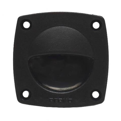 Perko Boat Flush Mount Drawer Pull 1016DP0BLK | 2 1/4 x 2 1/4 Inch