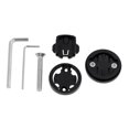 thumbnail image 4 of Bicicleta GPS Cronómetro Conjunto De Soporte De Soporte Para Montaje En Computadora Ciclo MTB Tapa Del Vástago Negro Soledad Tapa superior del vástago de bicicleta, 4 of 9