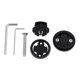 thumbnail image 4 of Bicicleta GPS Cronómetro Conjunto De Soporte De Soporte Para Montaje En Computadora Ciclo MTB Tapa Del Vástago Negro Soledad Tapa superior del vástago de bicicleta, 4 of 9
