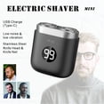 thumbnail image 5 of Outils de Beauté Rasoir pour Hommes 2025 Mini Rasage Rasoir à Double Tête Mini Rasoir pour Hommes Rotatif pour et Sec, Outils de Beauté pour Femmes, 5 of 5