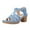 Light Blue, variant on ERkkoi Wedge Sandals for Women Dressy Comfortable Elastic Ankle Strap Summer Causal Walking Sandals Khaki 6.5