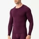 thumbnail image 1 of pstuiky manga larga para hombre, Camisa deportiva transpirable de manga larga y cuello redondo para hombre, color liso camisetas de hombre xl, 1 of 4