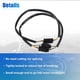 thumbnail image 4 of Arnés de extensión de cable de circuito de bus CAN para manillar de 14 pulgadas para Harley Davidson Softail Dynas Electra Glide Road Glide Sportster Arnés de cableado de interruptor de extensión de cable para manillar Unique Bargains arneses de cableado para deportes motorizados, 4 of 7