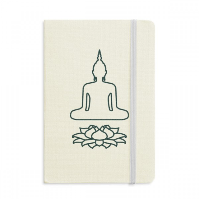 Lotus Throne Meditation Thinking Notebook Official Fabric Hard Cover Classic Journal Diary