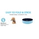 thumbnail image 2 of Piscina para perros, 80 x 20 cm/120 x 30 cm/160 x 30 cm, piscina para perros de PVC, piscina para perros, bañera plegable, 2 of 6