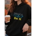 thumbnail image 4 of Charming Motivational Quote Hoodie for Men and Women, Unisex Pullover Hooded Sweatshirt, Comfortable Cotton Poly Blend, Inspirational Everyday Casual Outfit, 4 of 5