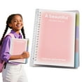 thumbnail image 3 of BINGLI Small Notebook, A5 Wide Ruled Spiral Notebook 6.7" x 8.9", 100gsm 8mm Ruled Page, 30 Sheets/60 Pages, Small Spiral Notebook for School, Office, Sketch, 3 of 9