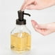 thumbnail image 5 of Dispensador de jabón líquido mDesign, vidrio cuadrado, 400 ml, paquete de 2, 5 of 9