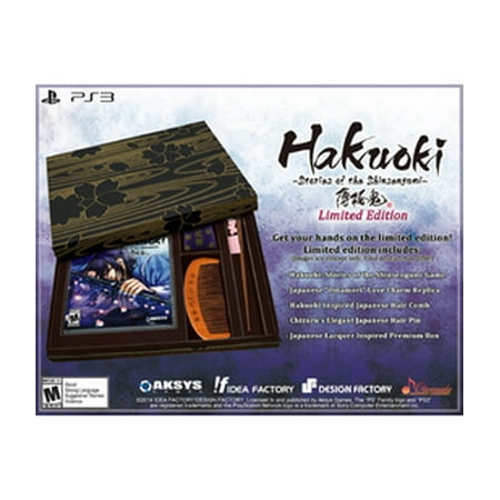 Hakuoki: Stories of the Shinsengumi Collectors Edition, Aksys Games, PlayStation 3,