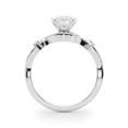 thumbnail image 2 of Golden Jewel 2.2 Ct Heart Cut Moissanite Engagement Ring - 14K White Gold Plated - Moissanite - Elegant Prong Setting Ring - Perfect for Proposals, Anniversary and Gifts for Her, 2 of 2