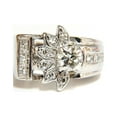 thumbnail image 6 of .72ct. VICTORIAN REVIVAL DIAMONDS COCKTAIL RING G/VS 14KT, 6 of 8