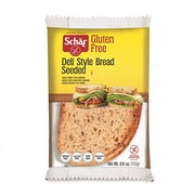 Schar Gluten Free Deli Style Sourdough Seeded Bread, 8.8 Oz Pack of 5