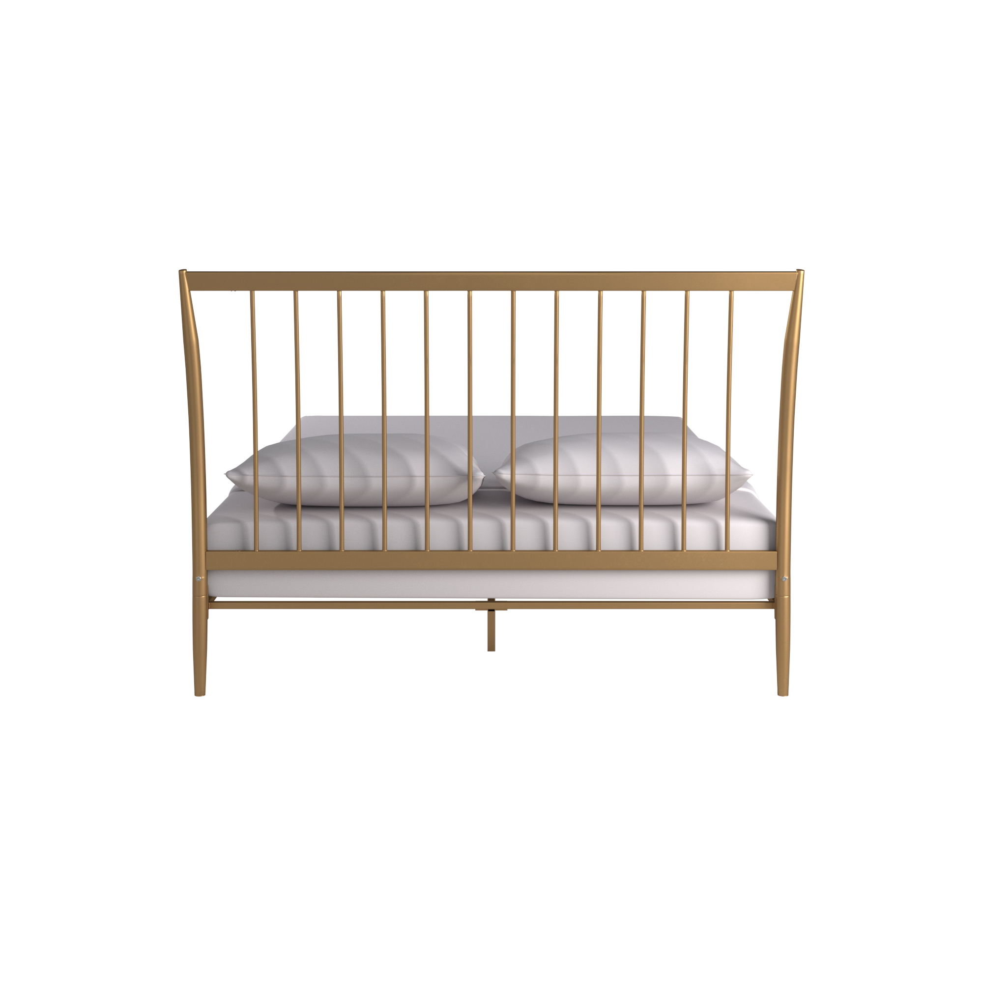 Weston Home Haverhill Gold Finish Metal Platform Full Bed