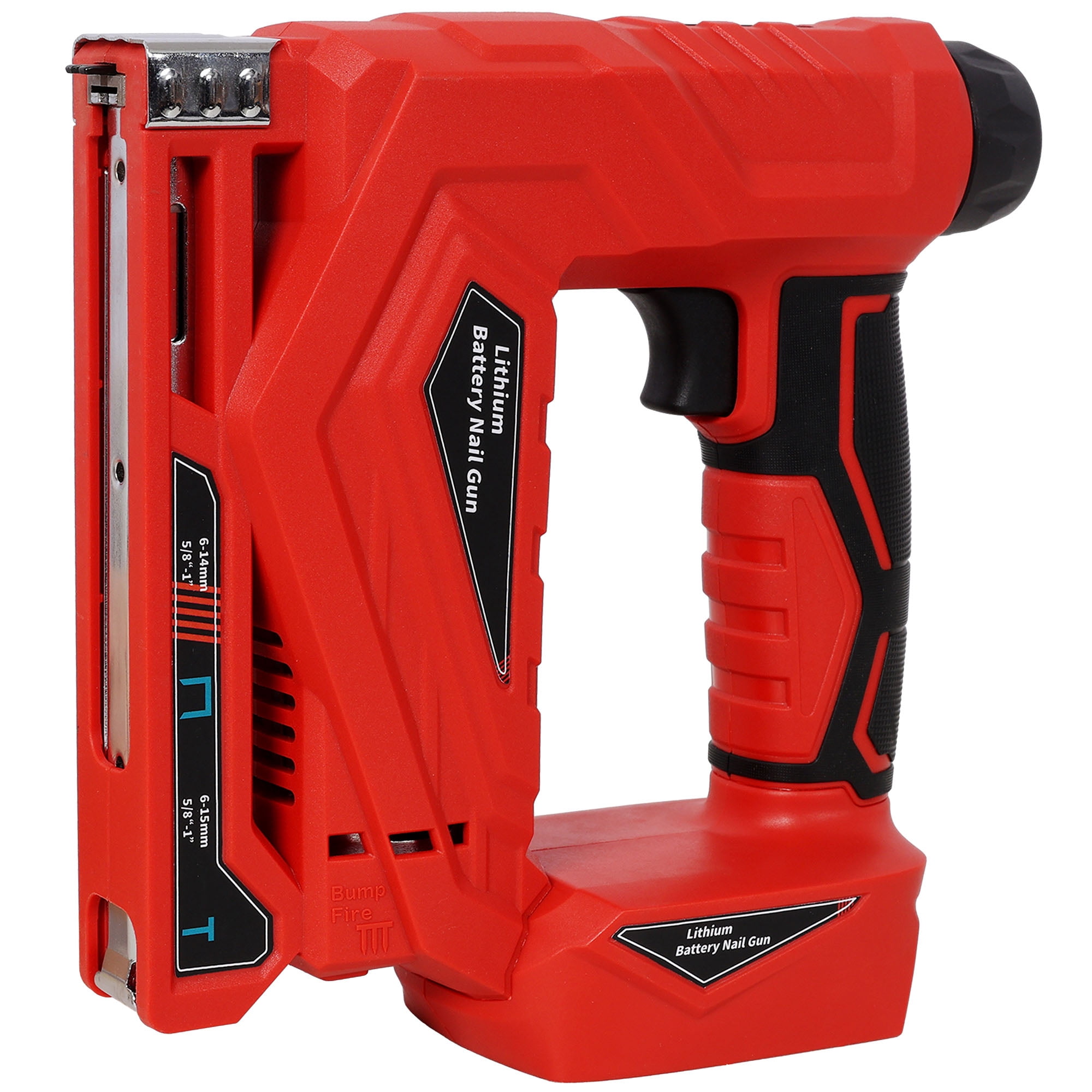 2-in-1 Cordless Brad Nailer & Narrow Crown Stapler, Compatible with 20V MAX Battery, Battery Powered Nail Gun with Safety Lock(battery and charger not included)
