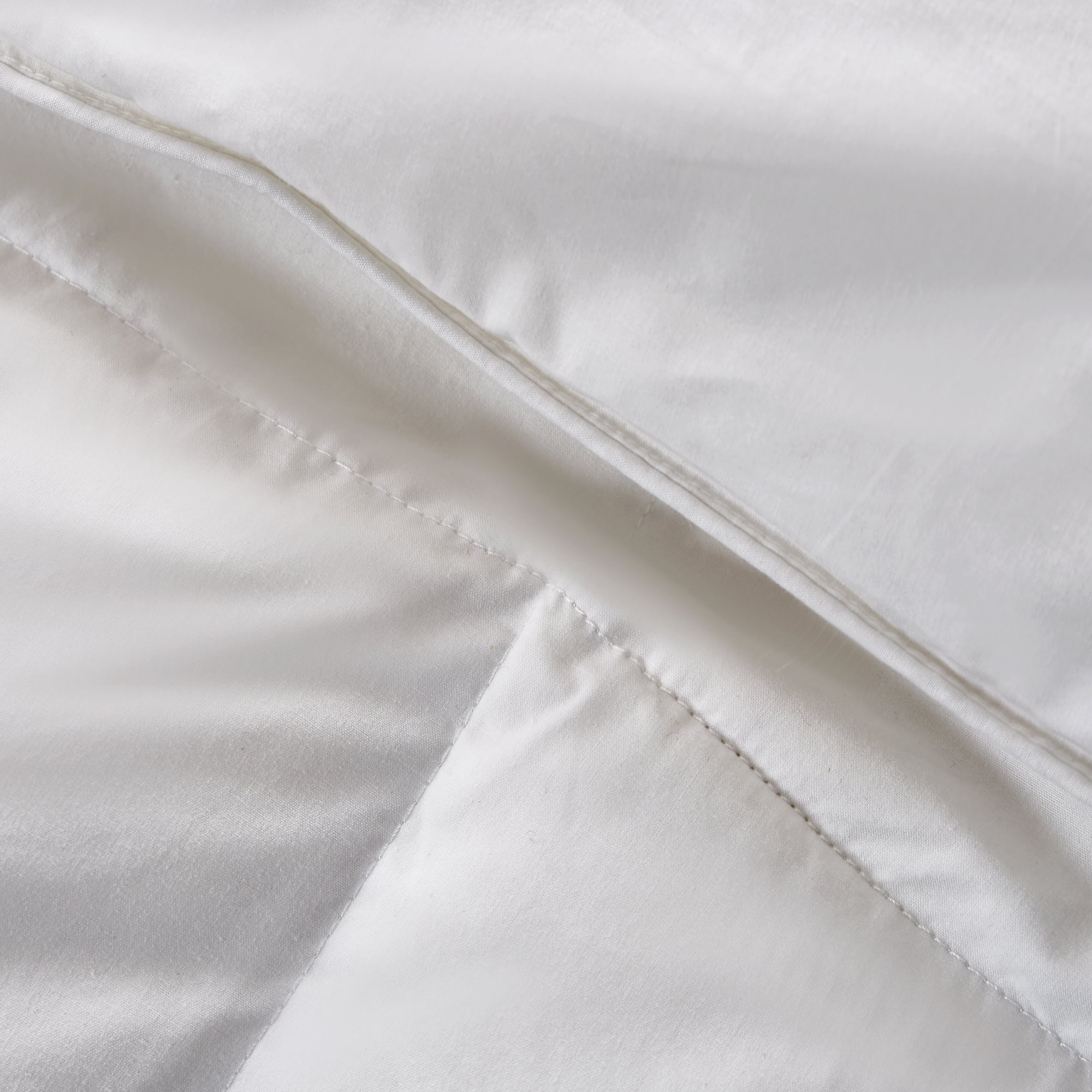 Serta 100% Cotton Summer Lightweight Warmth，90% Goose Down Fiber Comforter, Fluffy Duvet Insert with Corner loops, 233 Thread Count, Hotel Luxury Ultra Soft, 68x90 inches Twin Size