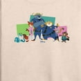 thumbnail image 3 of Zootopia 2 - Nick, Judy, And Friends - Women's French Terry Long Sleeve Pullover, 3 of 5
