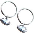 thumbnail image 5 of Llavero deportivo con forma de bola, bolsa de béisbol, colgante, adorno, llavero para aficionado al béisbol, recuerdo, regalo de cumpleaños para niño, 2 uds. Sincero Electrónica, 5 of 5