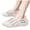 Beige, variant on Men's Hollow Out Sandals Lightweight Slip On Slippers Breathable Walking Sneakers Soft Sole Non Slip Beach Sandal Black Size 8