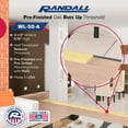 thumbnail image 2 of 3 FT -3 1/2" Wide X 5/8" High Pre-Finished Oak Half Threshold (Butt up Threshold), 2 of 3