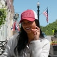 thumbnail image 2 of Pavilion Gift Company - Wine People - Adjustable Maroon Neoprene Mesh Hat, 2 of 9