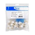 thumbnail image 2 of Icc ICC-IC107F5C-WH Cat 5E- Hd- 25 Pk Mod Connector - White, 2 of 2