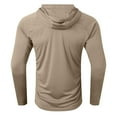 thumbnail image 5 of XDZJLR Mens T Shirt Hoodie Upf 50+ Hoodie Long Sleeve Quick Drying Lightweight Outdoor With Hood Tops, 5 of 7