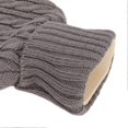 thumbnail image 2 of Rubber Hot Water Bottle, Hot Compress, Pain Relief, Leak Proof, Portable and Safe Bag with Knitted Cover, Grey, 2 of 2