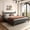 Gray, variant on Brafabhome Queen Bed Frame with Upholstered Headboard, Modern Wood Bed Frame with Solid Wood Posts, No Box Spring Needed, Gray Linen