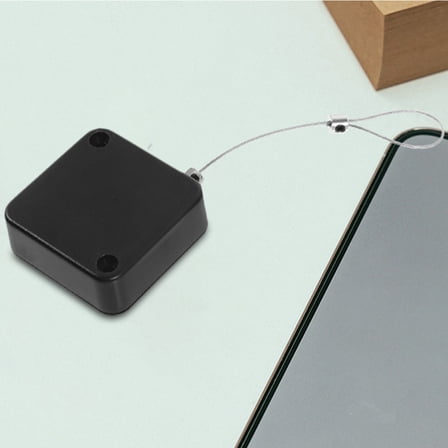 Pretyzoom 2Pcs Automatic Retractable Lock with Steel Wire for Anti Theft Security and Convenience