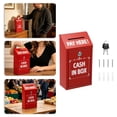 thumbnail image 1 of Outdor Metal With Secure Lock For Storage Steel Bank For Retail And Home Use Portable Container For Bills And, 1 of 6