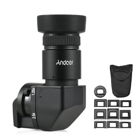 Image of Andoer Nikon Camera Viewfinder 2.5X Magnification Sturdy Construction Compatible with DSLR Cameras