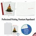 thumbnail image 2 of 10 Pack Merry Christmas Note Cards With Envelopes - Holiday Hues, 2 of 6