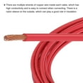 thumbnail image 5 of Uxcell 25 Feet 10 AWG Gauge THHN Stranded Red Copper Building Wire Nylon Jacket 600V for Residential,Commercial, 5 of 6