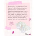 thumbnail image 7 of MeMoi Girls Confetti Cotton Blend Anklet Sock - Girls - Female, 8, White, 7 of 7
