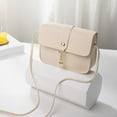 thumbnail image 3 of Crossbody Shoulder Bag for Women Girls Small Pearl Leather Satchel Purse Cross Body Handbags White, 3 of 6